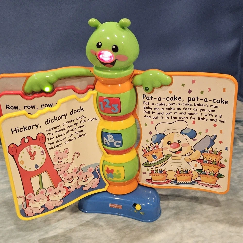 Fisher‎ Price Smart Stages Train + Storybook Rhymes Book Tested Working